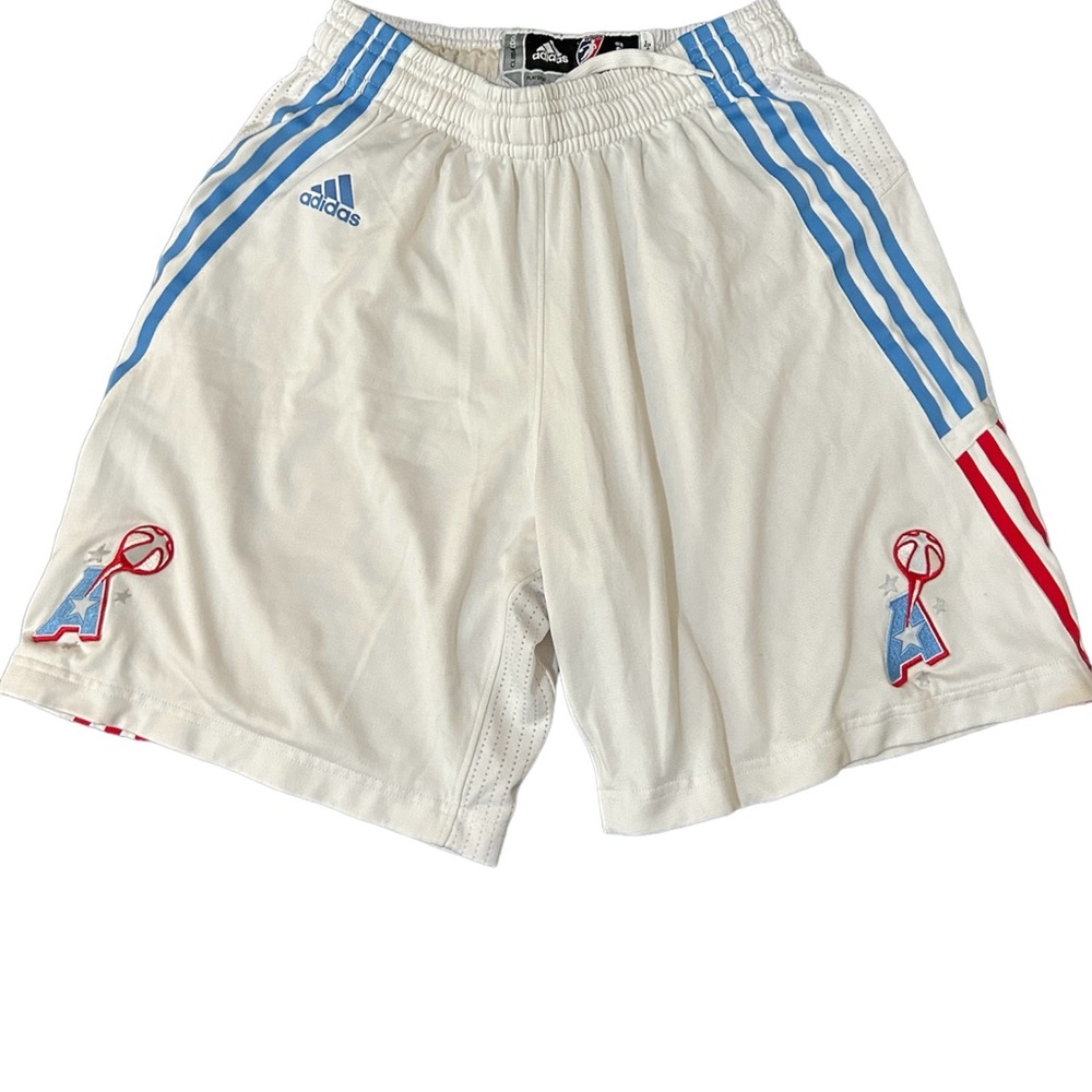 Vintage 2008 Atlanta Dream WNBA White Basketball Adidas Shorts Size Women Small